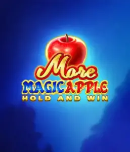 Step into the enchanting world of More Magic Apple Hold and Win Slot by 3 Oaks Gaming, highlighting a luminous red apple against a rich blue background. This image conveys the game's theme of enchantment and wonder. Suited for those enchanted by fairy-tale slots, the vibrant visuals and appealing design make this slot stand out. 